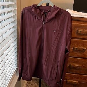 Linksoul Burgundy Hooded Jacket